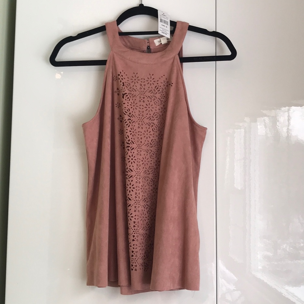 Velvet Halter Top
